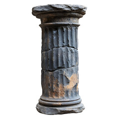 Vintage column image antique architectural style gray tones