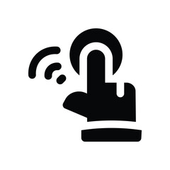 smart witch glyph icon. Strong and solid vector icon for websites, mobile interfaces, presentations, and visual branding. High quality and easy to edit.