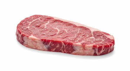 Obraz premium Juicy Strip Steak Premium Beef Cut for Grilling and Searing isolated on transparent background