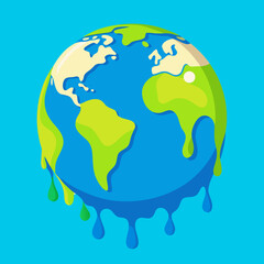 melting earth concept art      
