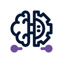deep learning duotone icon. Sleek and modern vector icon for websites, mobile apps, marketing materials, and corporate design. Fully scalable and ready to use.