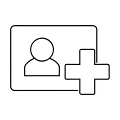 social network icon on internet button