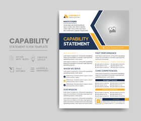 Capability Statement Template Design