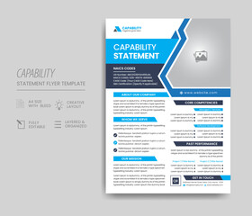 Capability Statement Template Design