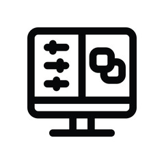 modeling line icon. Clean and minimalist vector icon for websites, mobile apps, presentations, and logos. Fully scalable and customizable for any project.