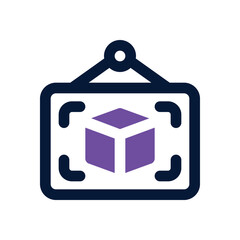 presentation duotone icon. Sleek and modern vector icon for websites, mobile apps, marketing materials, and corporate design. Fully scalable and ready to use.