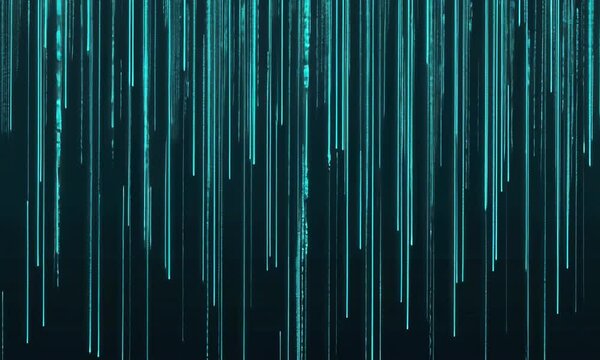 digital data stream matrix effect background