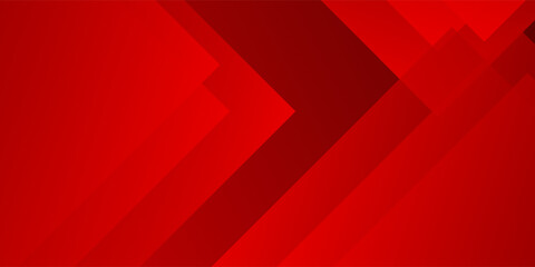 Abstract red banner background design. modern design
