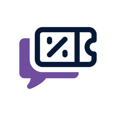 chat duotone icon. Sleek and modern vector icon for websites, mobile apps, marketing materials, and corporate design. Fully scalable and ready to use.