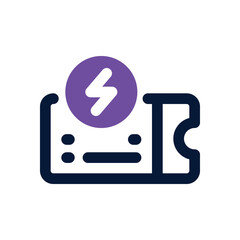 flash sale duotone icon. Sleek and modern vector icon for websites, mobile apps, marketing materials, and corporate design. Fully scalable and ready to use.