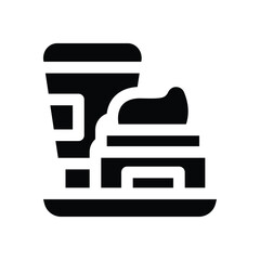 beauty product glyph icon. Strong and solid vector icon for websites, mobile interfaces, presentations, and visual branding. High quality and easy to edit.