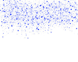 Sparkling blue glitter on transparent background PNG. Perfect for creating dazzling effects, overlays, and design elements. Ideal for festive graphics, social media posts, and creative projects