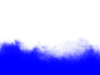 blue fog or smoke overlay on transparent background. Toxic steam explosion effect with rising red fog. Ideal PNG texture for creative graphic design, special effects, and various projects.