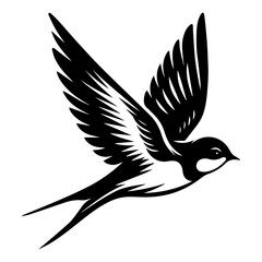 Swallow silhouette_02