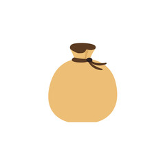 Money burlap bag currency finance cash vector symbol illustration icon symbol sign sack euro
