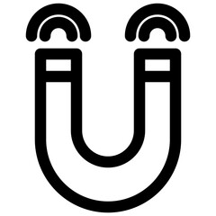 vector illustration of a magnetism