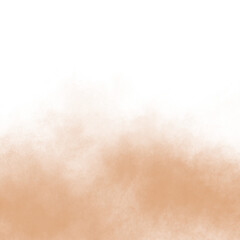 Fototapeta premium High-res isolated dust, sand, smoke, and cloud particles on transparent background. Brown sandstorm, smog, and dust explosion effects, perfect for compositing, overlays, and PNG design elements 