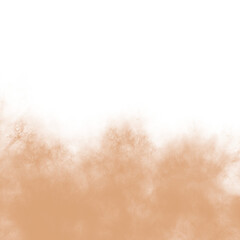 High-res isolated dust, sand, smoke, and cloud particles on transparent background. Brown sandstorm, smog, and dust explosion effects, perfect for compositing, overlays, and PNG design elements     
