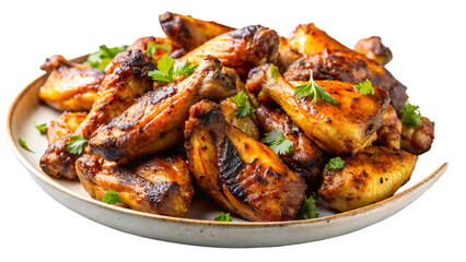Grilled Chicken Wings Golden Brown