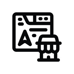 website line icon. Clean and minimalist vector icon for websites, mobile apps, presentations, and logos. Fully scalable and customizable for any project.