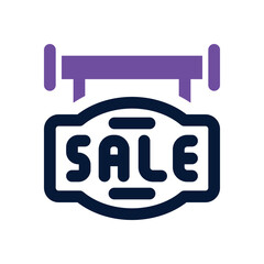 sale duotone icon. Sleek and modern vector icon for websites, mobile apps, marketing materials, and corporate design. Fully scalable and ready to use.