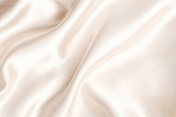 Soft satin fabric draped elegantly showcasing a natural sheen and smooth texture