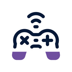 gamepad dual tone icon. Sleek and modern vector icon for websites, mobile apps, marketing materials, and corporate design. Fully scalable and ready to use.