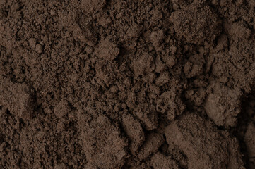 Rough brown soil structure
