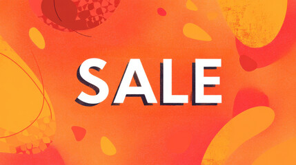 Dynamic sale banner with bold typography, vibrant colors, and abstract fluid design. Perfect for promoting discounts, shopping events, and limited-time offers in retail and fashion.