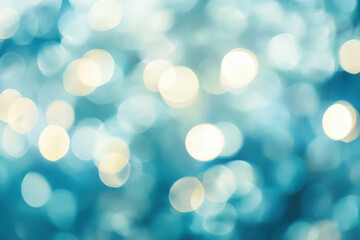 Fototapeta premium An abstract blur of light in blue and white, with soft streaks and a dreamy quality, symbolizing creativity and imagination.