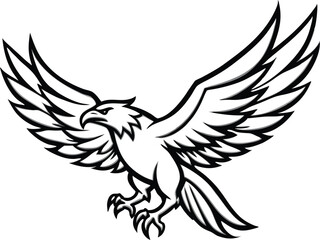 The fearsome and adventurous, the flying  eagle  