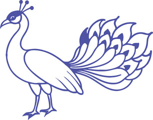 The fearsome and adventurous peacock.


















