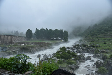 fog over the river