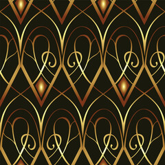 Luxurious Art Deco-inspired geometric patterns designed to add timeless elegance to textiles, wallpapers, packaging, and digital projects. Easy to use, multiple sizes available. Perfect for creating