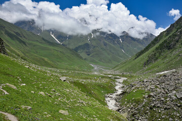mountain landscape in the alps