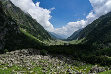 mountain landscape with mountains