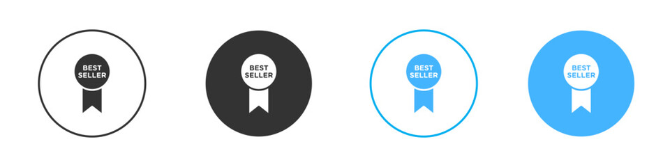 Best seller icon simple flat vector icon pack
