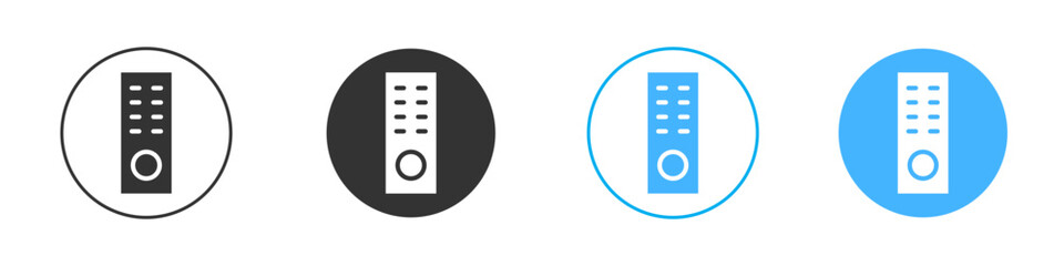 Fototapeta premium Remote icon simple flat vector icon pack