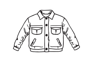 Windbreaker line art