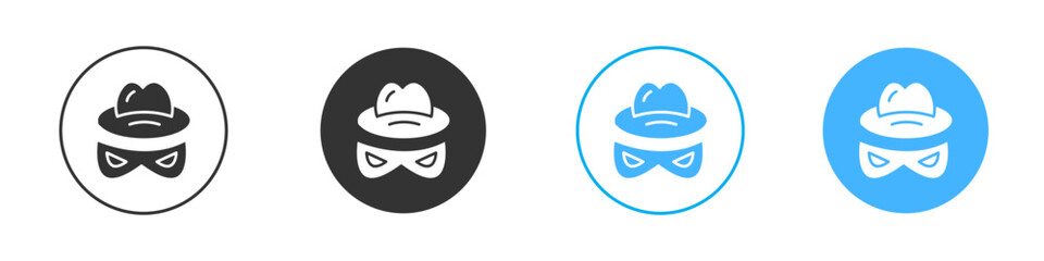 Spy icon simple flat vector icon pack