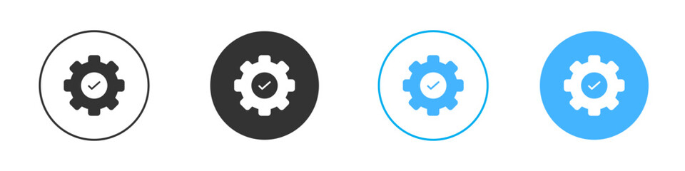 Execution icon simple flat vector icon pack