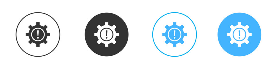 Failure icon simple flat vector icon pack