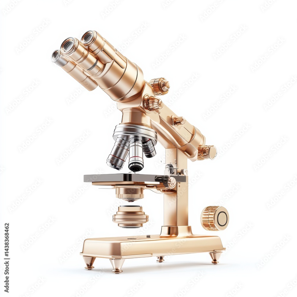Poster microscope observation of cellular structures laboratory hyperrealistic image scientific environment