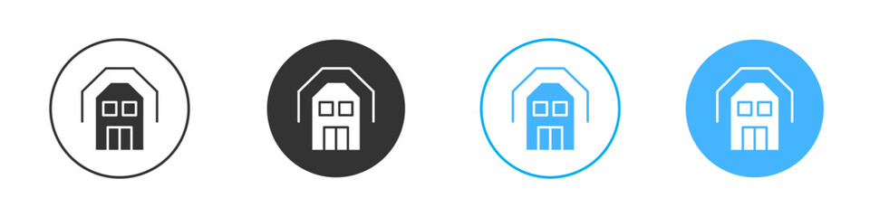 Barn icon simple flat vector icon pack
