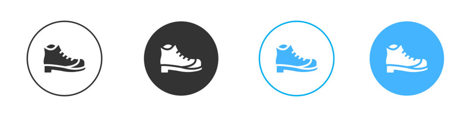 brisk boots icon simple flat vector icon pack
