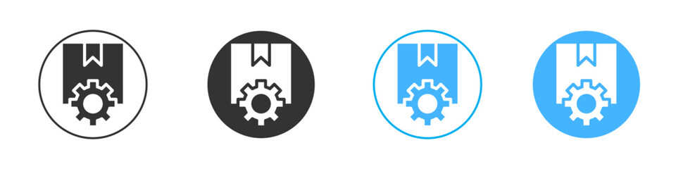 Product management icon simple flat vector icon pack