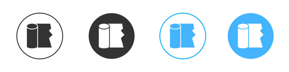 Bandage roll icon simple flat vector icon pack