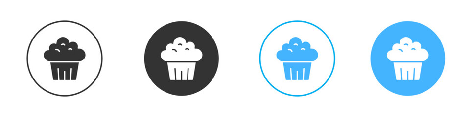 Muffin icon simple flat vector icon pack
