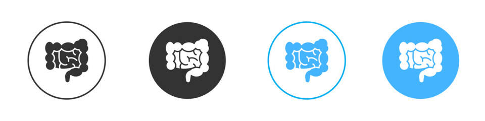 Gut icon simple flat vector icon pack