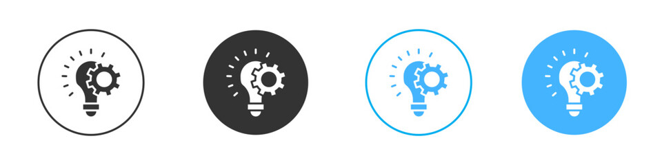 Innovation icon simple flat vector icon pack